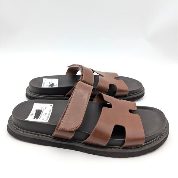 Steve Madden Maiven Casual Slide Sandal Open Toe Men's Brown Size US10M EU43 - Picture 4 of 12